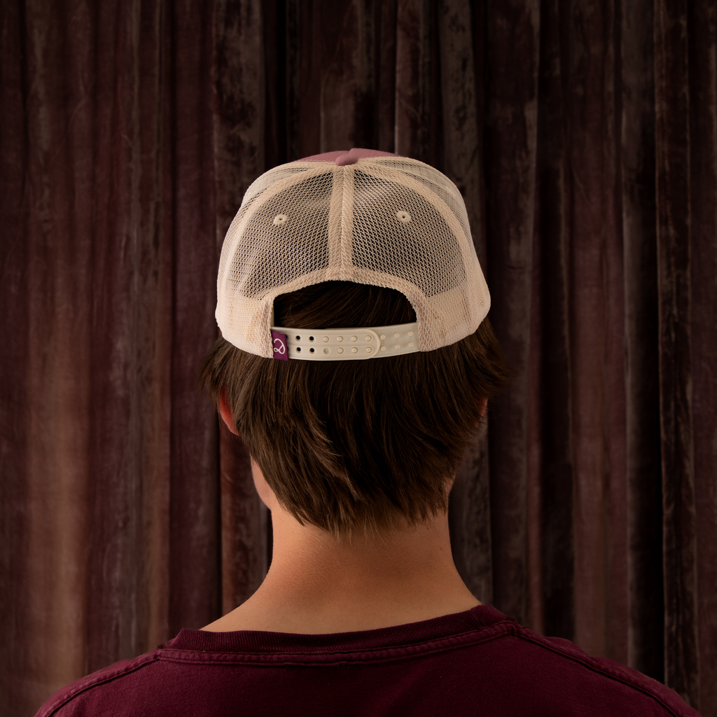 PURPLE TRUCKER HAT